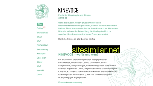 kinevoce.ch alternative sites