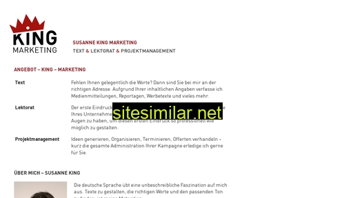 king-marketing.ch alternative sites