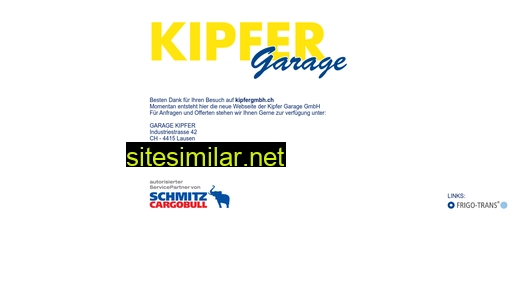 kipfergmbh.ch alternative sites