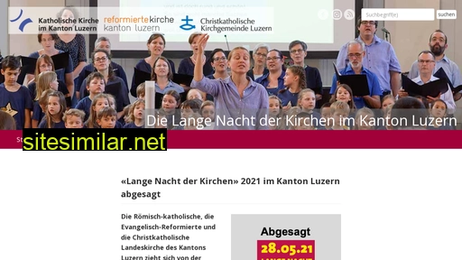kirchennacht-luzern.ch alternative sites
