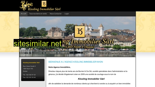 kissling-immobilier.ch alternative sites