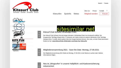 kitesurfclub.ch alternative sites