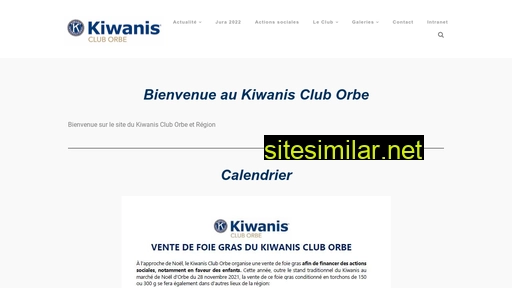Kiwanis-orbe similar sites