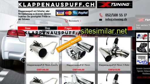 klappenauspuff.ch alternative sites