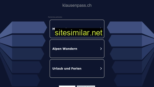 klausenpass.ch alternative sites
