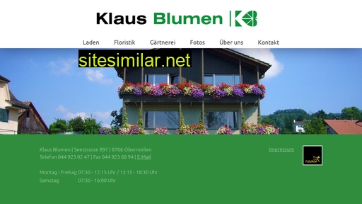 Klaus-blumen similar sites