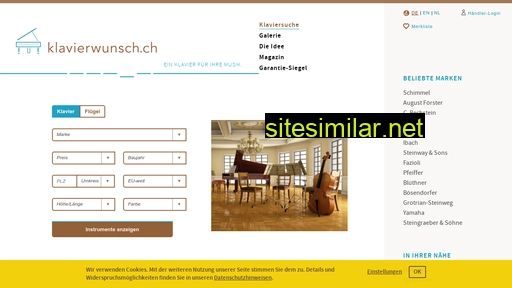 klavierwunsch.ch alternative sites