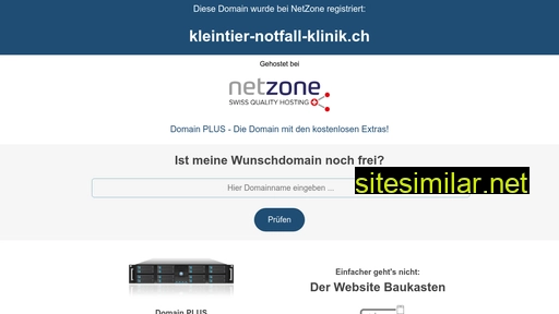 kleintier-notfall-klinik.ch alternative sites