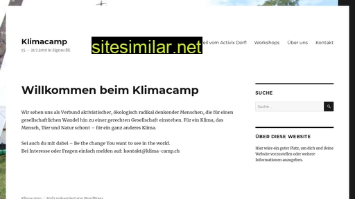 klimacamp.ch alternative sites