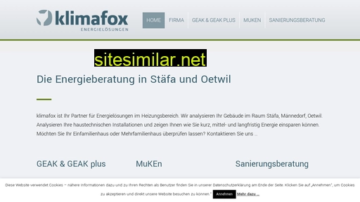 klimafox.ch alternative sites