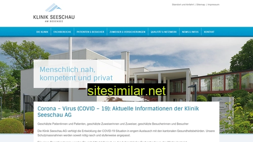 klinik-seeschau.ch alternative sites