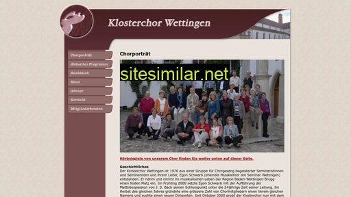klosterchor-wettingen.ch alternative sites