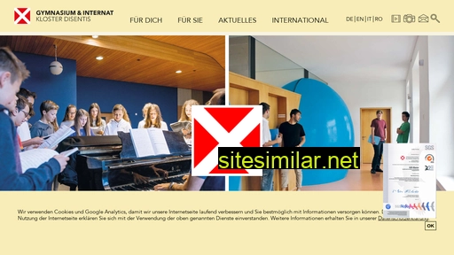 klosterschule-disentis.ch alternative sites