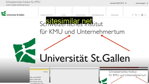 kmu.unisg.ch alternative sites