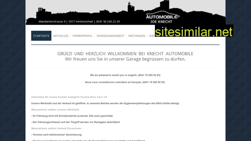 knecht-automobile.ch alternative sites