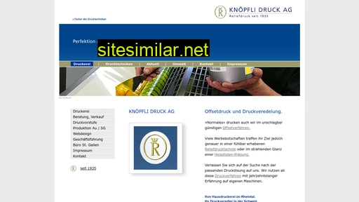 knoepfli-druck.ch alternative sites