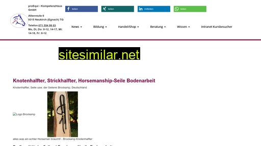 knoten-halfter.ch alternative sites