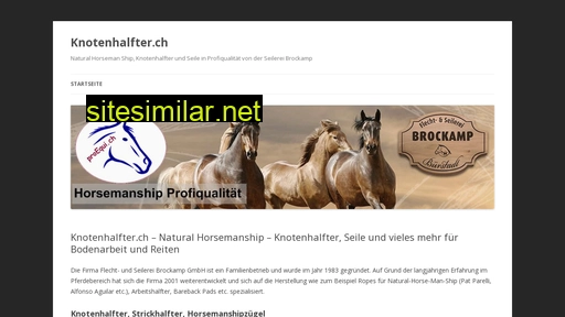 knotenhalfter.ch alternative sites