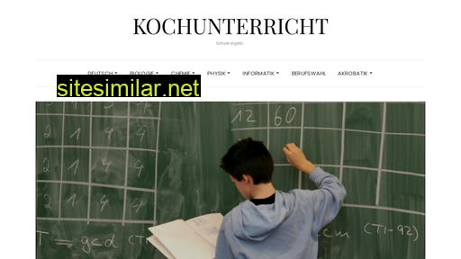 kochunterricht.ch alternative sites