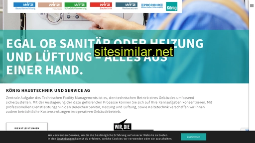 koenig-haustechnik.ch alternative sites