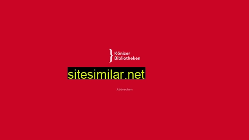 koenizerbibliotheken.ch alternative sites