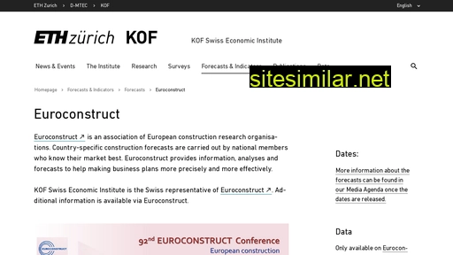 kof.ethz.ch alternative sites