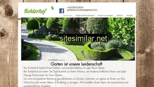 kohlerhof.ch alternative sites