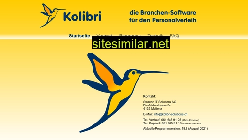 Kolibri-solutions similar sites