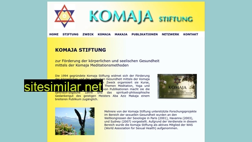 komaja-stiftung.ch alternative sites