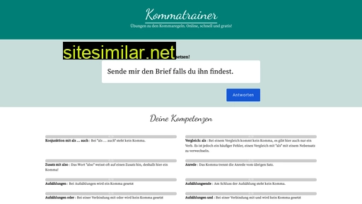kommatrainer.ch alternative sites