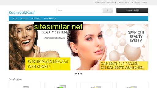 kosmetikshop-online.ch alternative sites