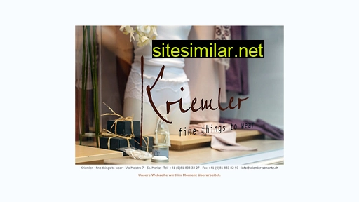 kriemler-stmoritz.ch alternative sites