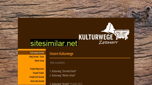 kulturwege-zermatt.ch alternative sites