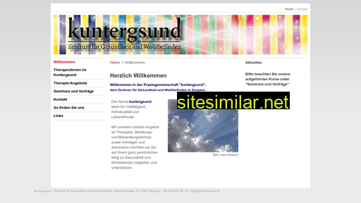 kuntergsund.ch alternative sites