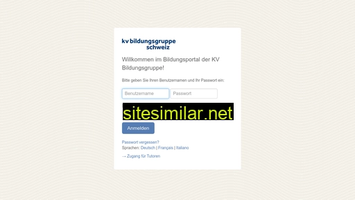 kvbildung-portal.ch alternative sites