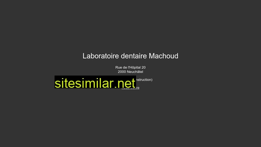 laboratoiremachoud.ch alternative sites