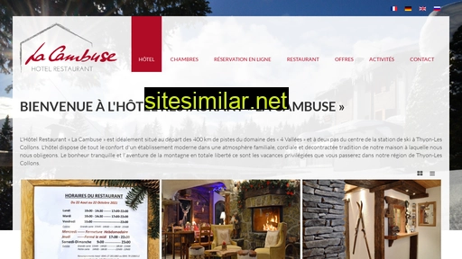 lacambuse.ch alternative sites