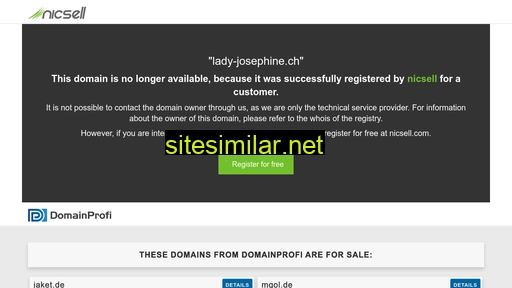 lady-josephine.ch alternative sites