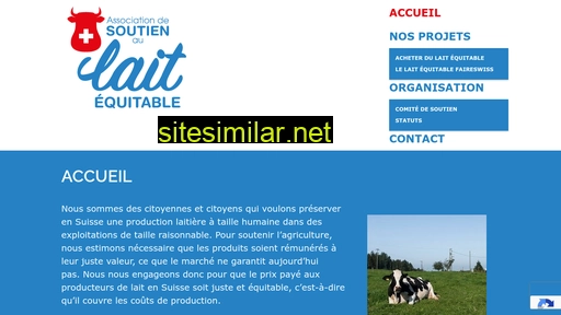 lait-equitable.ch alternative sites
