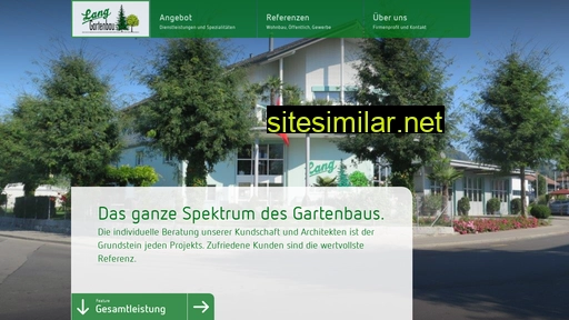 langgartenbau.ch alternative sites