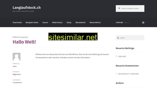 langlaufstock.ch alternative sites