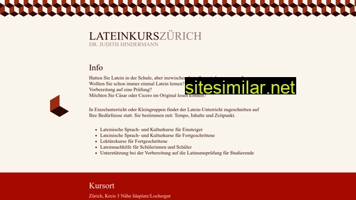 latein-kurs-zuerich.ch alternative sites