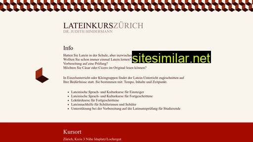 Latein-kurs similar sites