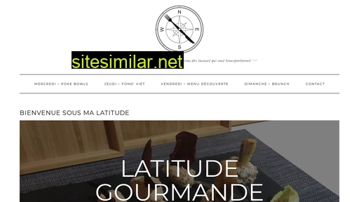 latitudegourmande.ch alternative sites