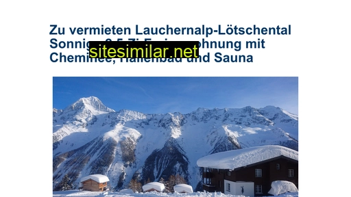 lauchernalp-alpinevillage.ch alternative sites
