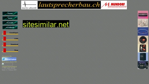 lautsprecherbau.ch alternative sites