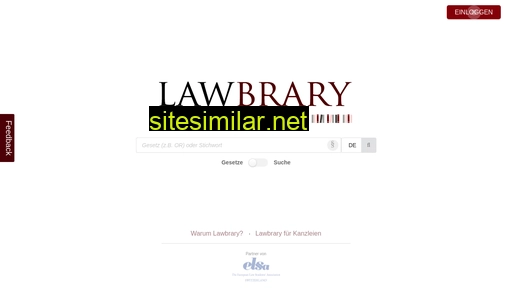 Lawbrary similar sites