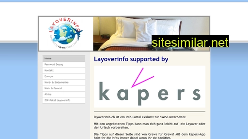 layoverinfo.ch alternative sites