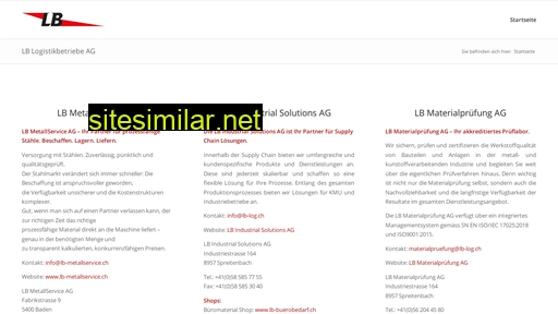 lb-logistik.ch alternative sites