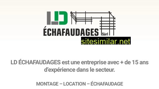 ld-echafaudages.ch alternative sites